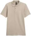 GD35 64800 Softstyle Adult Double Pique Polo Shirt Sand colour image